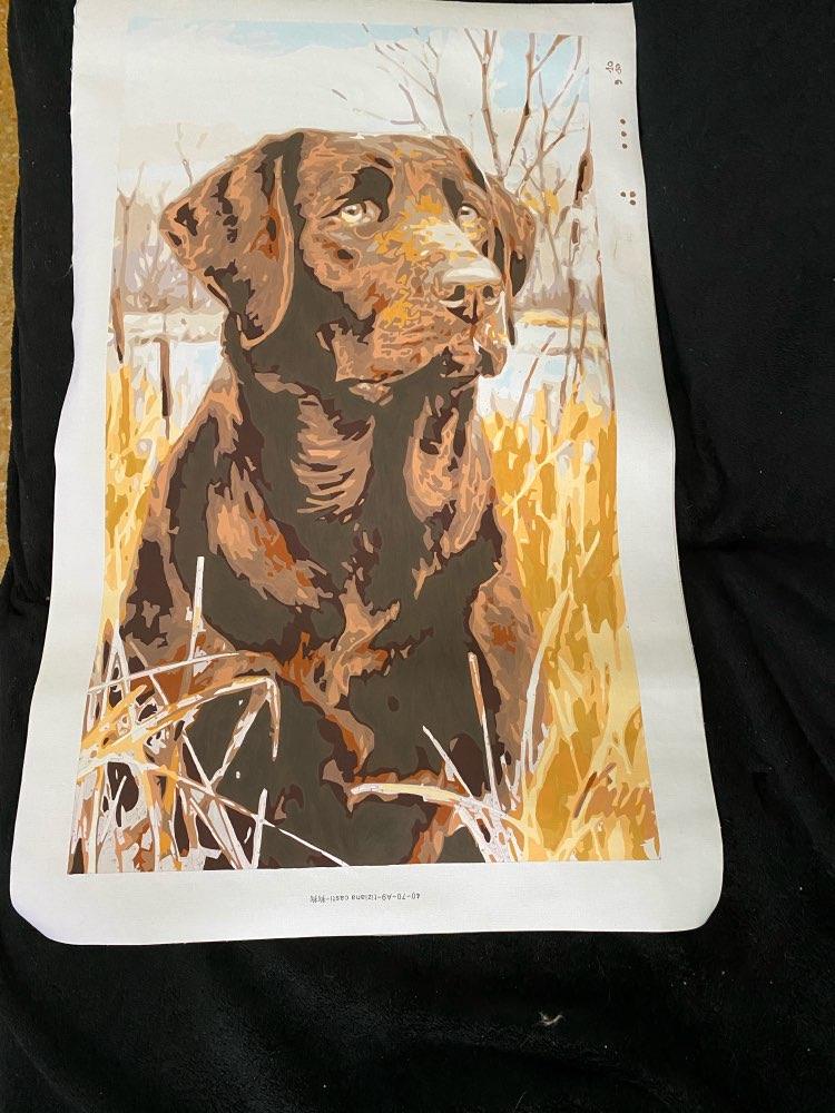 Honoring Your Furry Friend: Creating a Pet Memorial Canvas with Custom Paint by Number