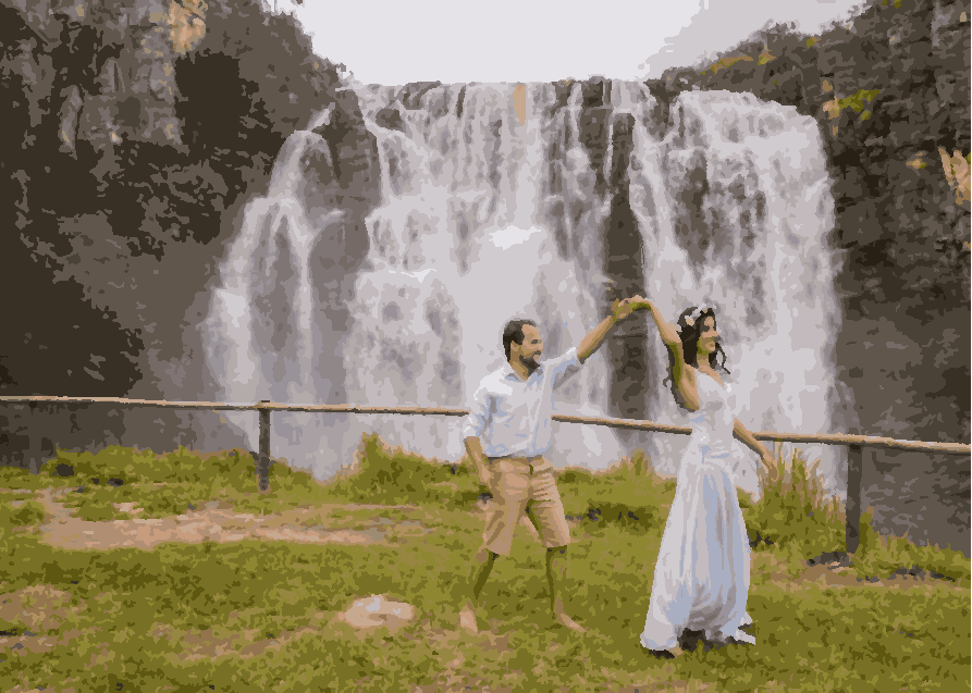 landscape paint by numbers custom project