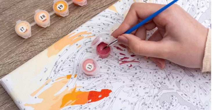 Ergonomics for Long Paint by Numbers Sessions