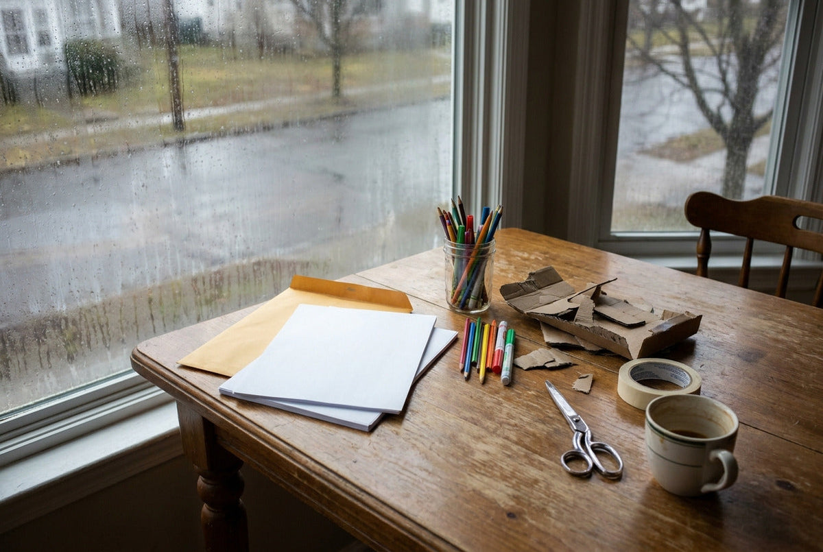 Creative Activities for a Rainy Day, Using What's Already at Home