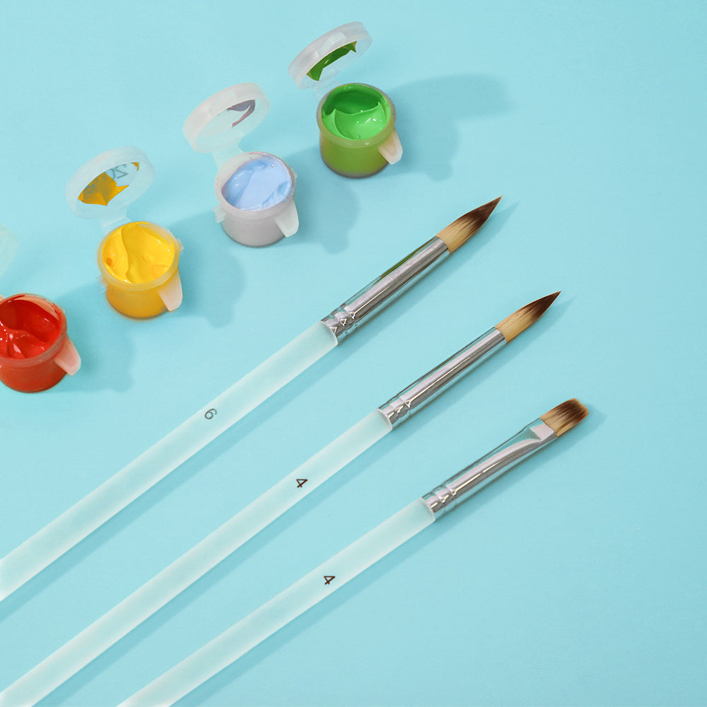 paint by numbers brushes and paint