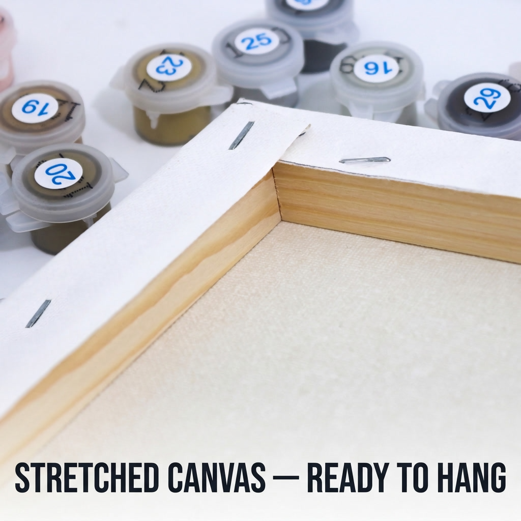 Framing a Finished Paint by Numbers Canvas: One Path for Rolled, One for Pre-Stretched