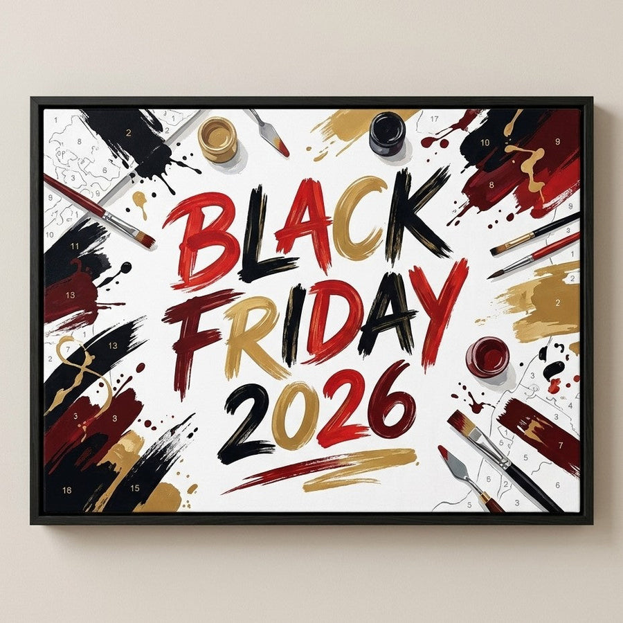 Black Friday Paint by Numbers Deals 2026 — Custom & Ready-to-Paint Kits