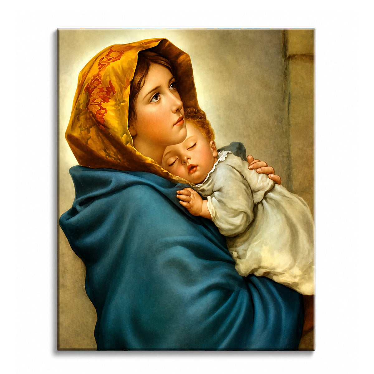 Catholic Paint by Numbers Kits featuring sacred Christian artwork with saints, churches and biblical themes