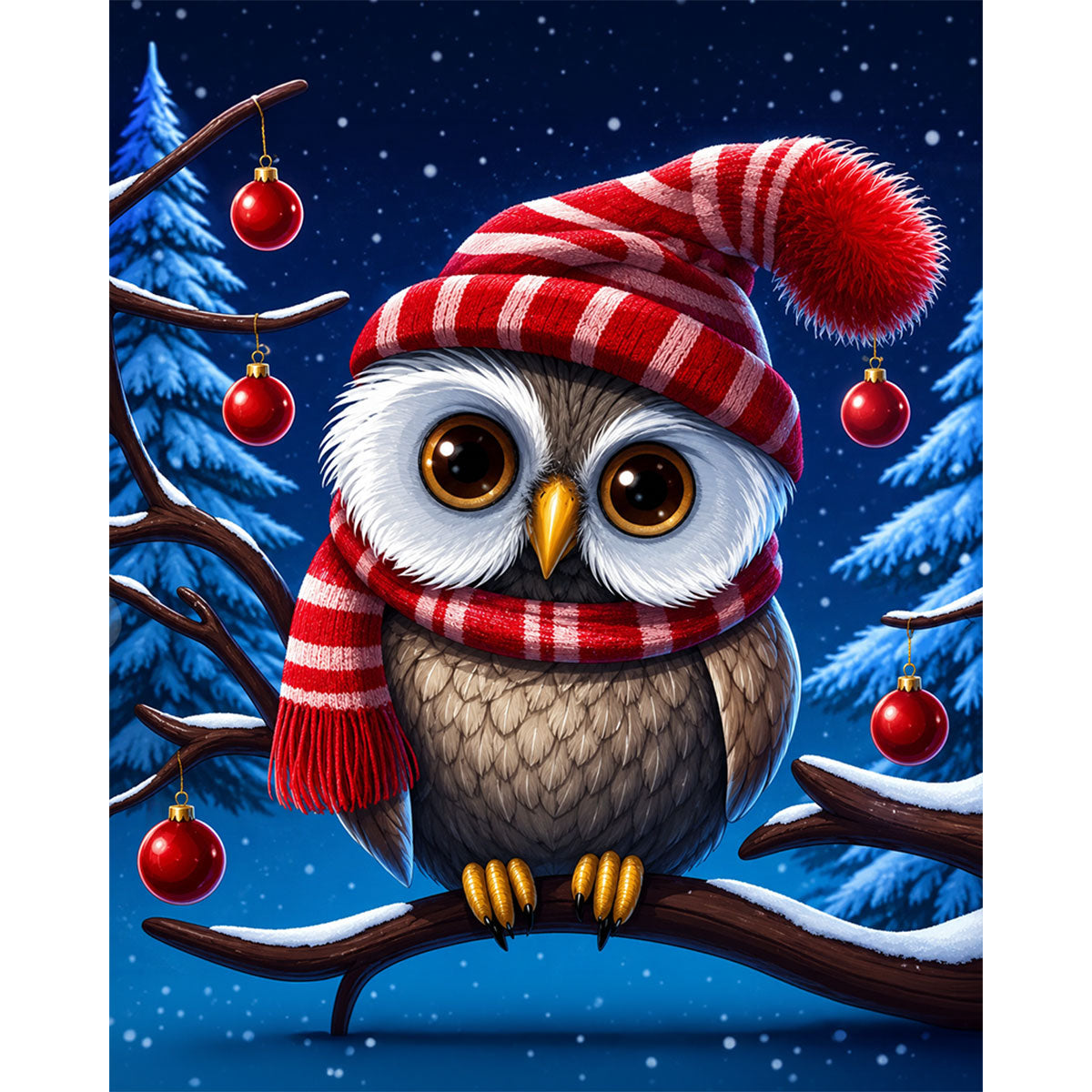 Christmas Owl-2