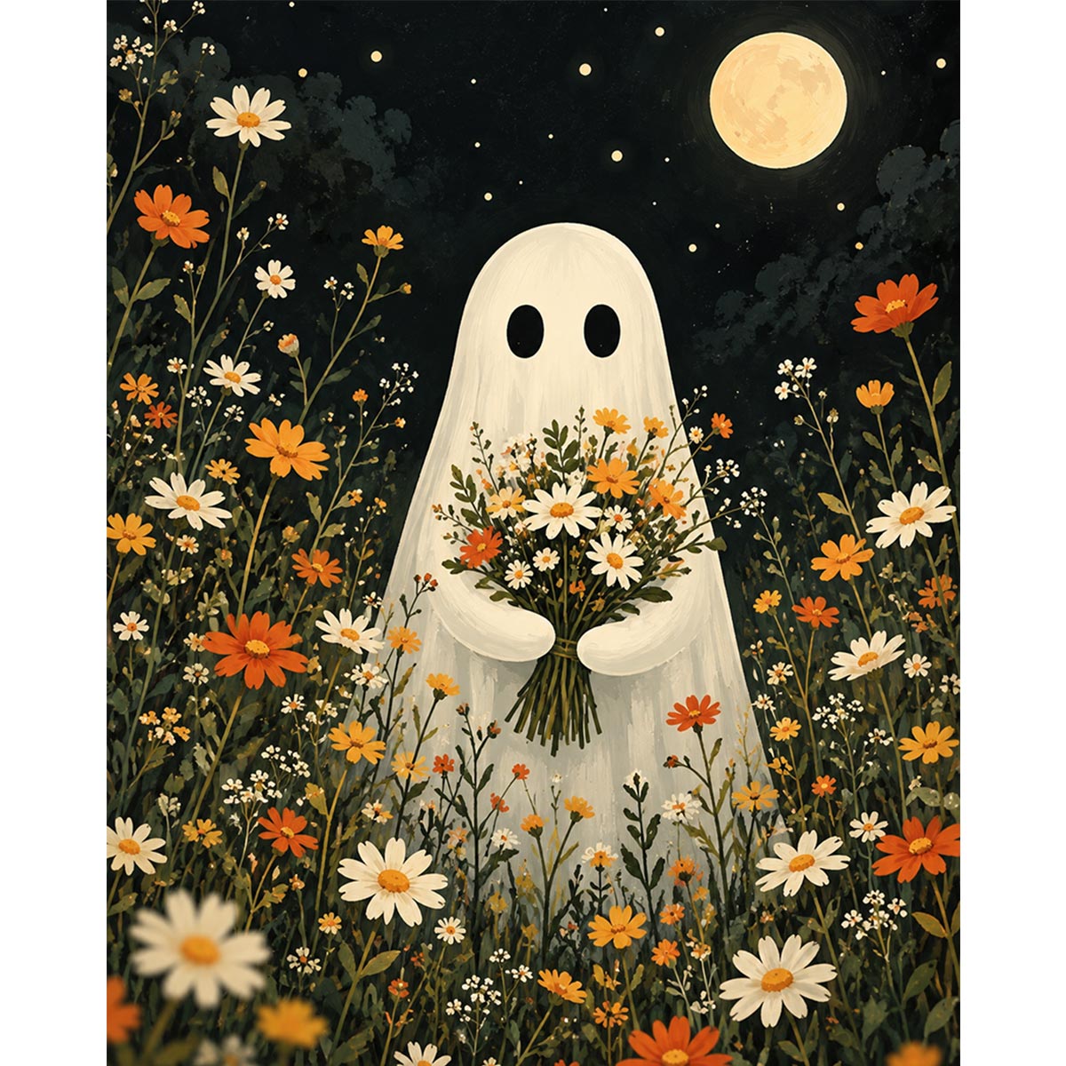 Ghost with Bouquet-zoom-2