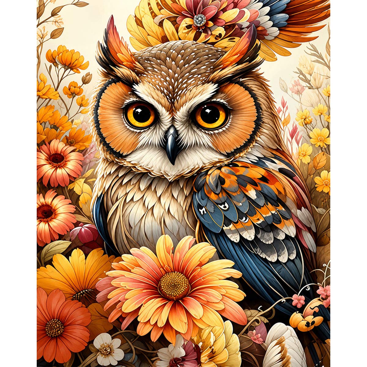 Owl in the Garden-2