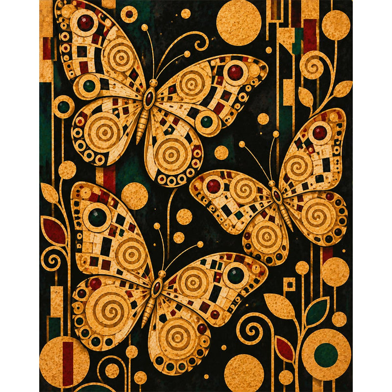 Butterflies Paint by Numbers Kit-zoom-