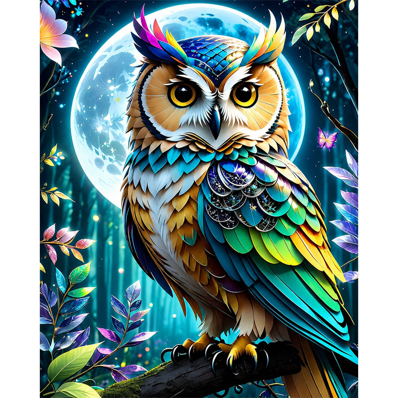Owl Under the Moon-zoom-