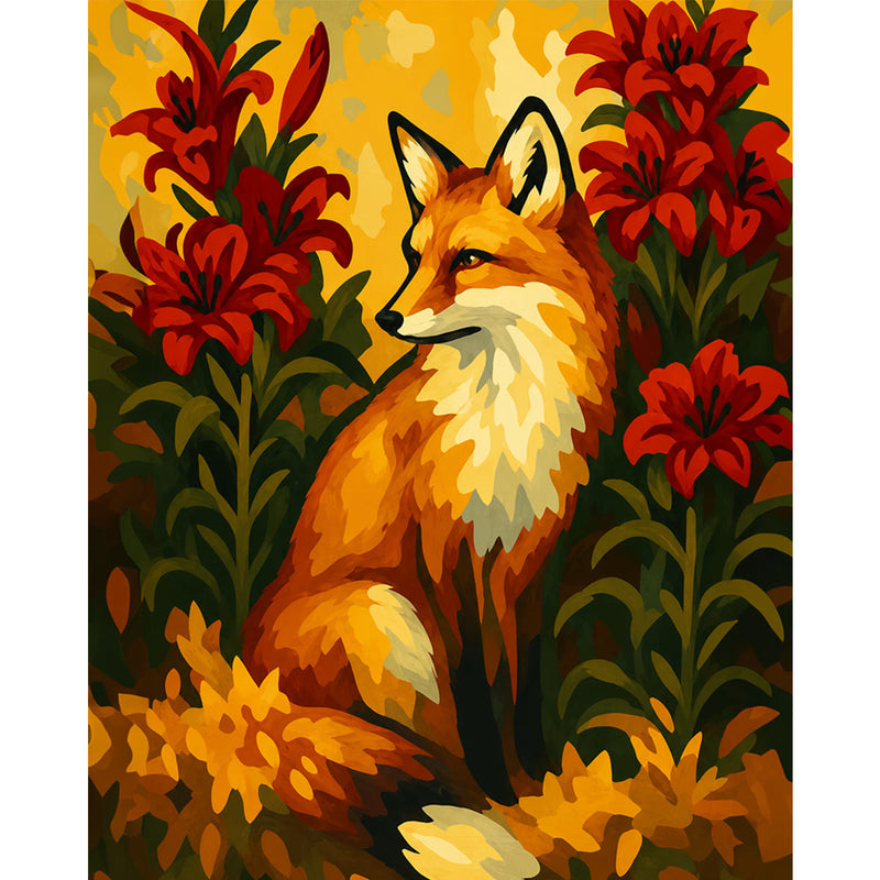 Fox Among Lilies-zoom-