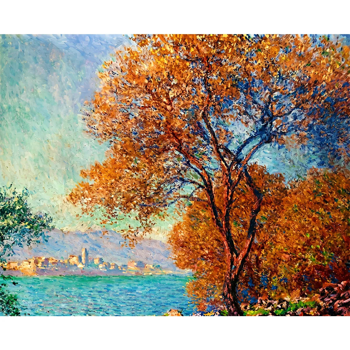 Monet Antibes Seen from La Salis-zoom-2