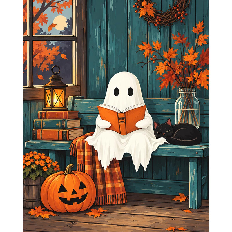 Ghost with a Book-zoom-
