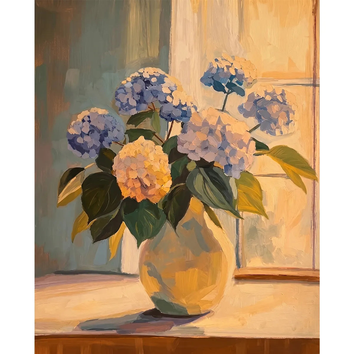 Hydrangeas by the Window-zoom-2
