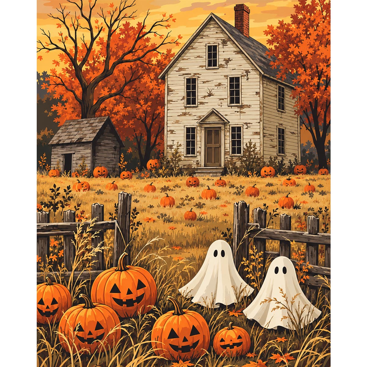 Ghosts in the Pumpkin Patch-2