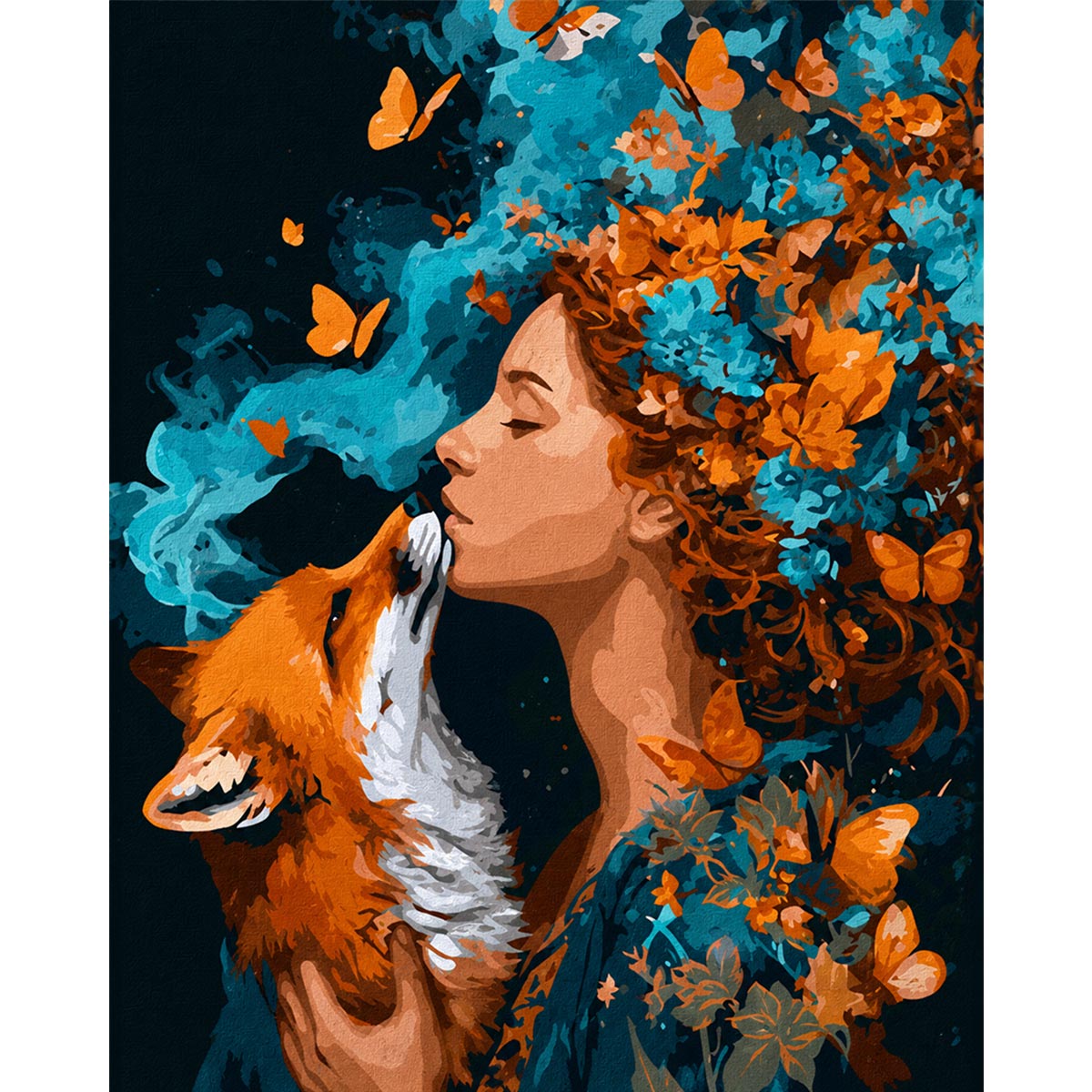 Woman and Fox-zoom-2