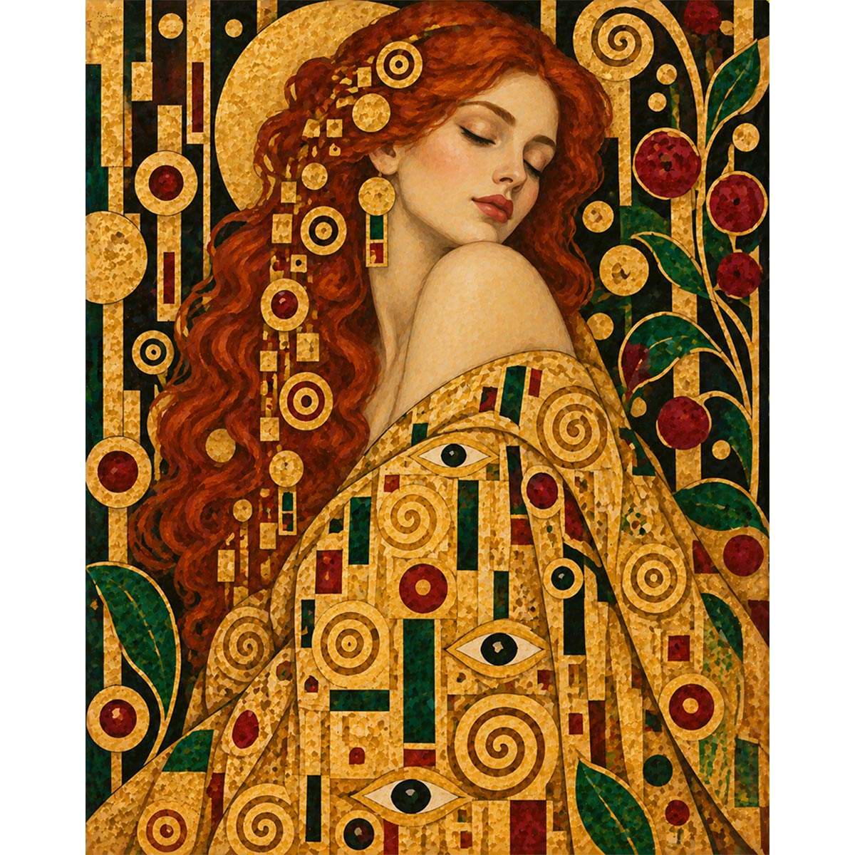 Golden Muse Paint by Numbers Kit-2