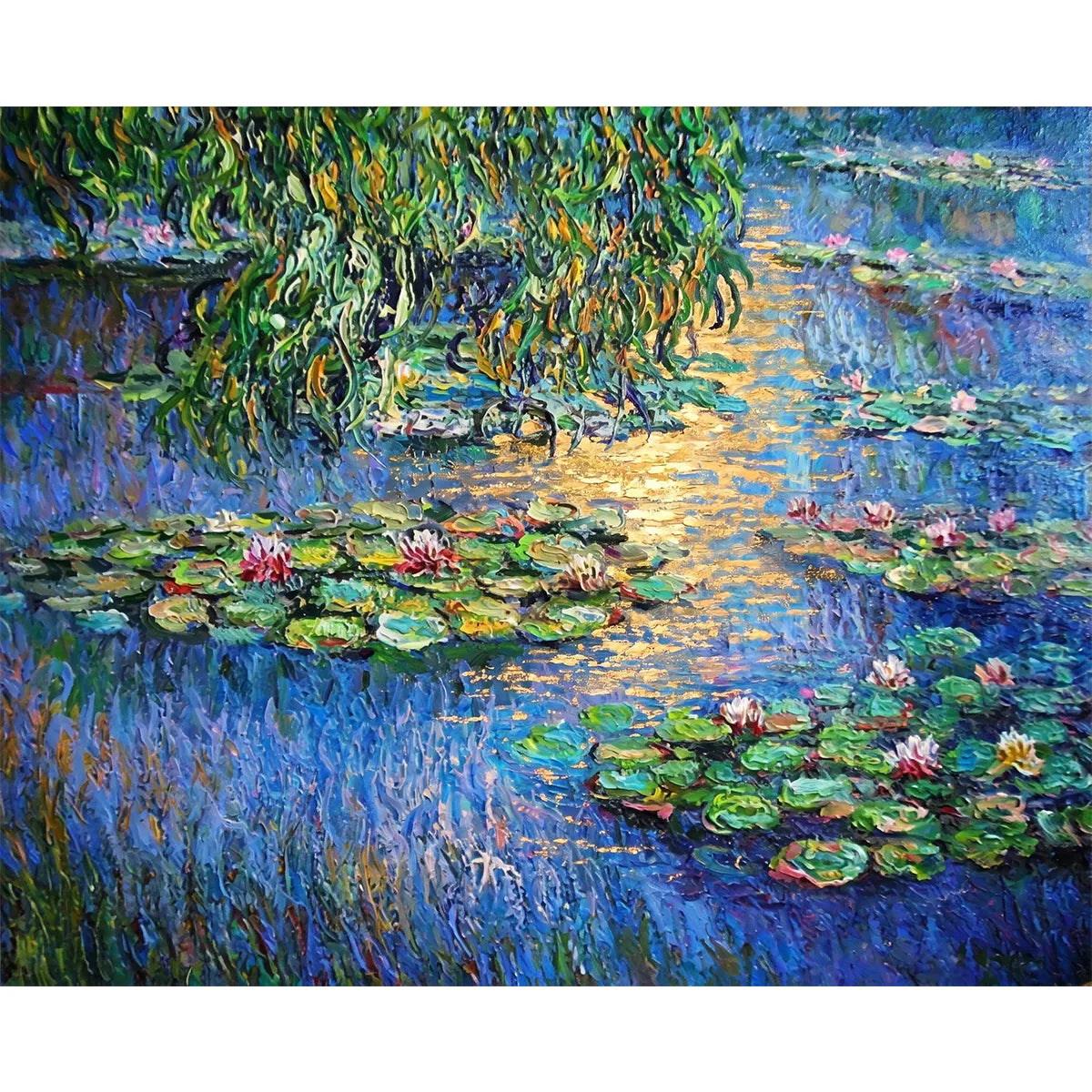 Monet Water Lilies and Willow