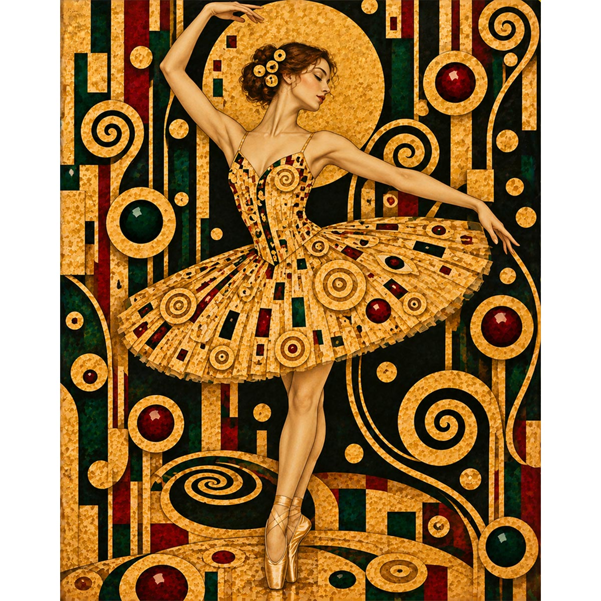 Ballerina Paint by Numbers Kit