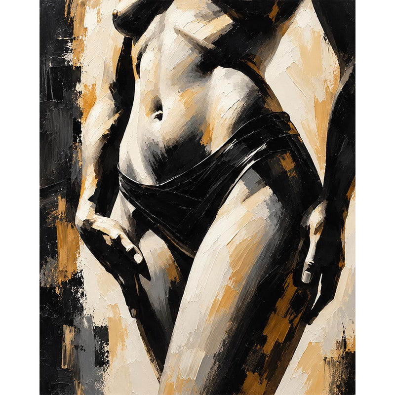 Female Torso Paint by Numbers Kit-zoom-