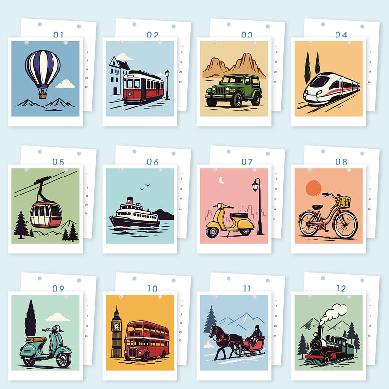 2027 Paint by Numbers Desk Calendar-zoom-