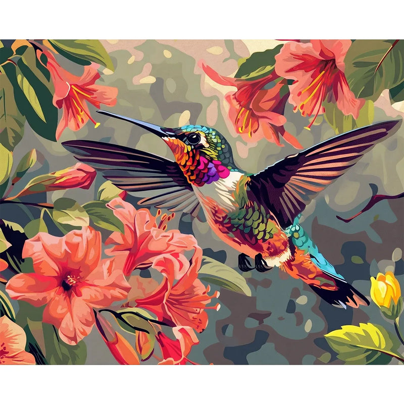 Hummingbird in Flight-zoom-