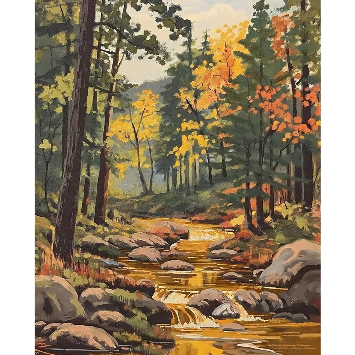 Autumn Forest Stream