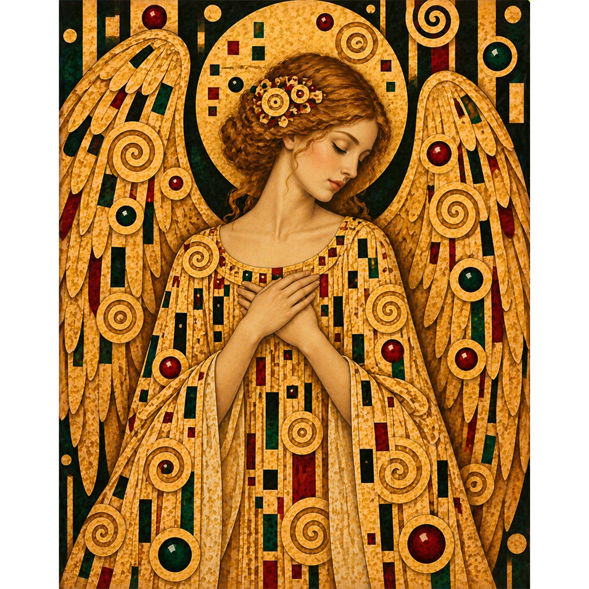 Angel Paint by Numbers Kit-2