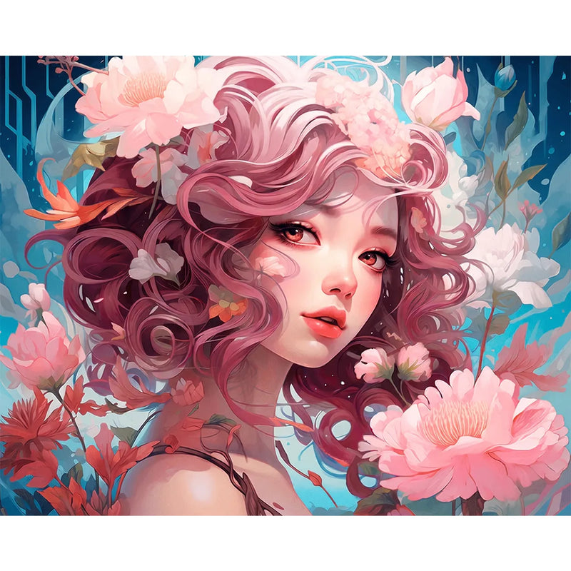 Anime Flower Girl-zoom-