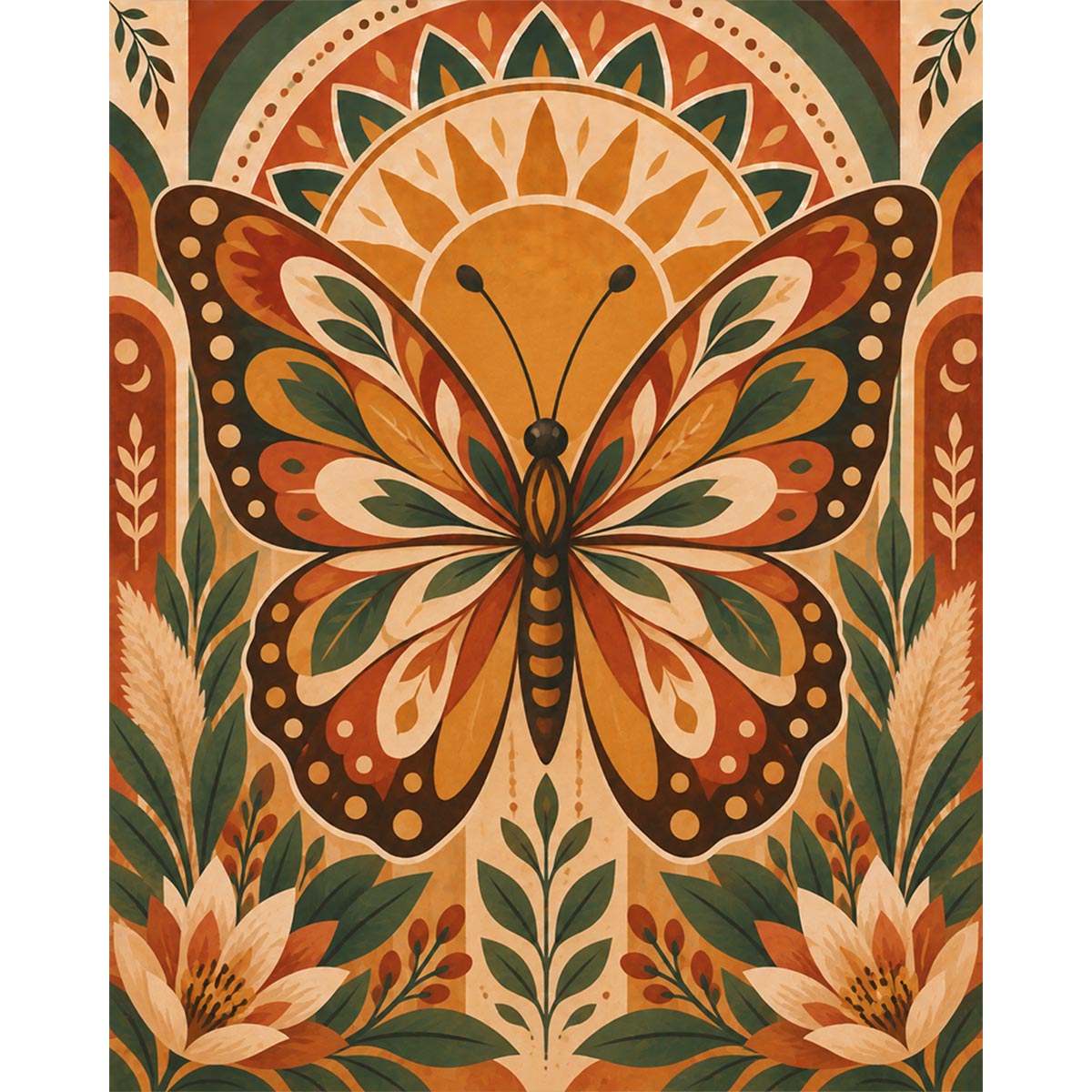 Butterfly Paint by Numbers Kit