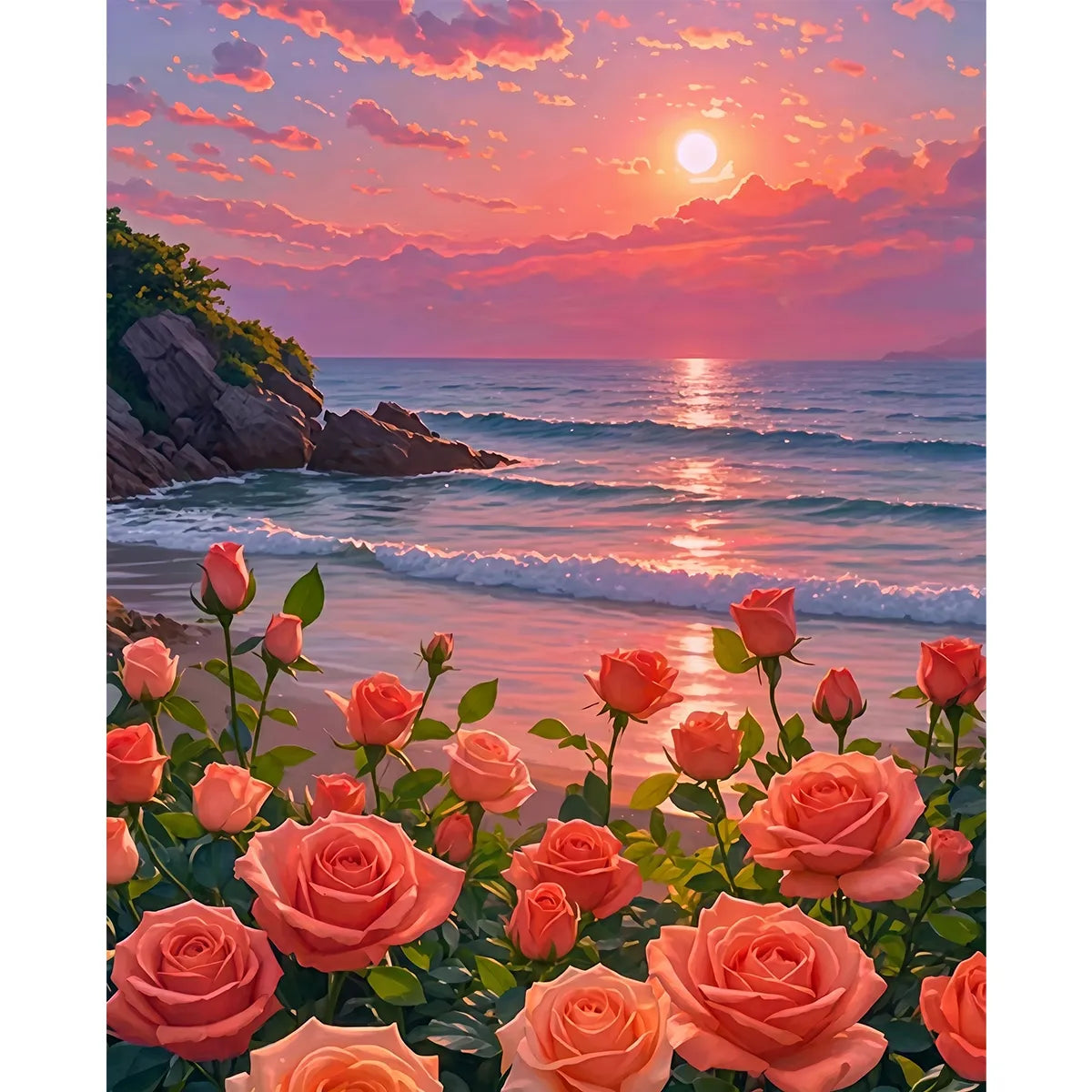 Roses at Sunset