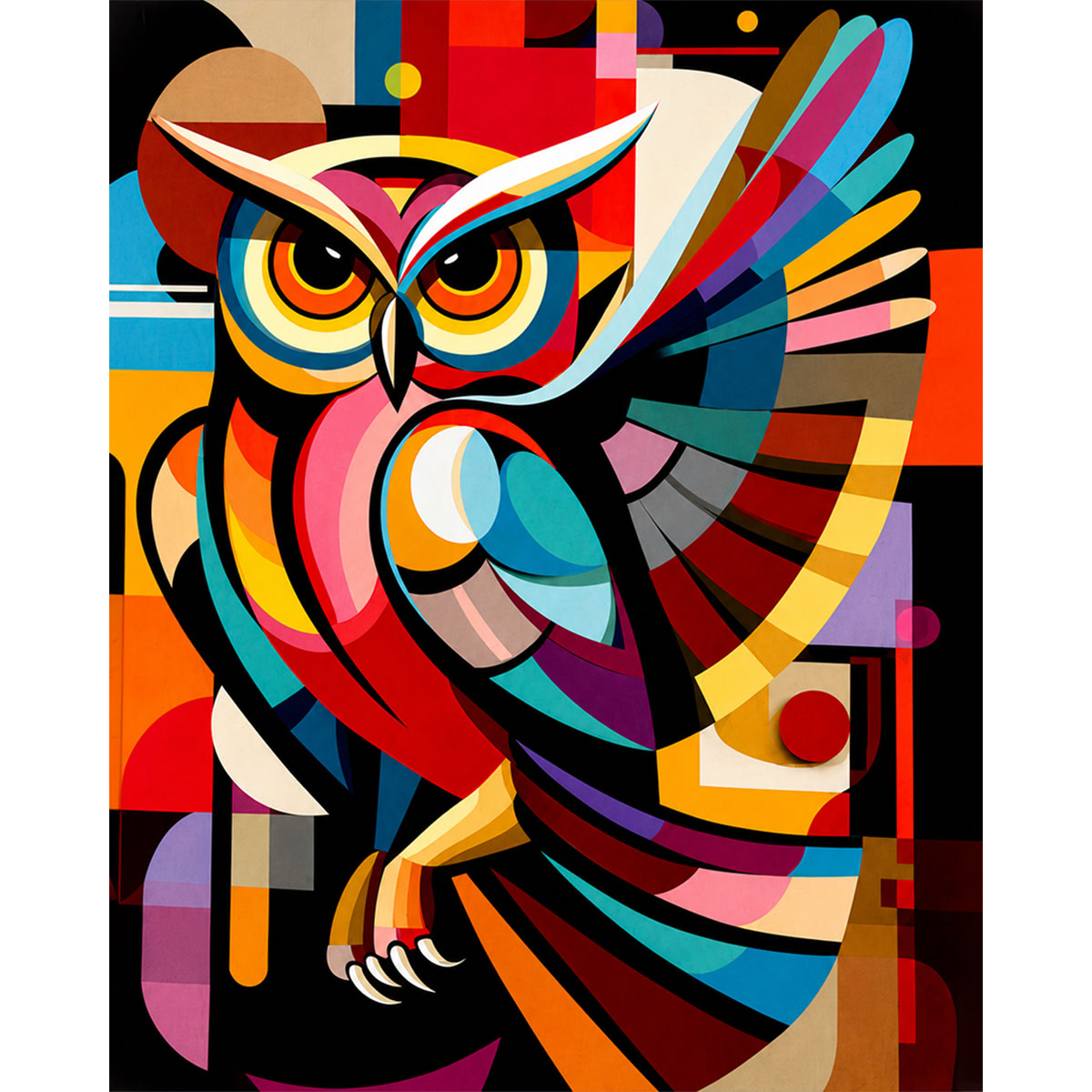 Abstract Owl-zoom-2