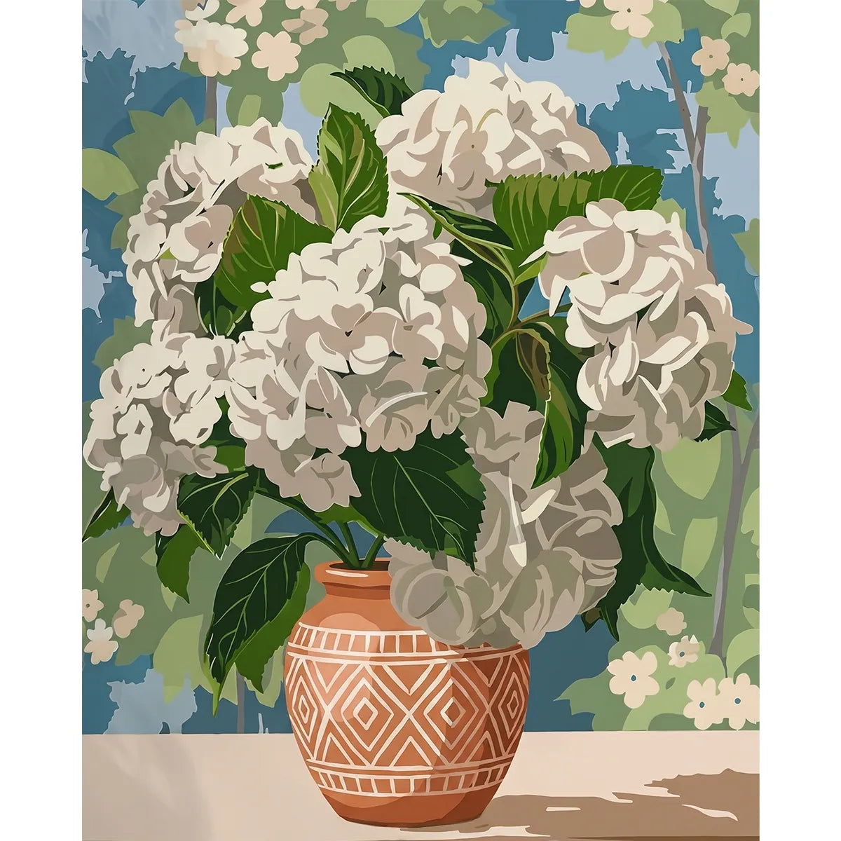 White Hydrangeas-zoom-2
