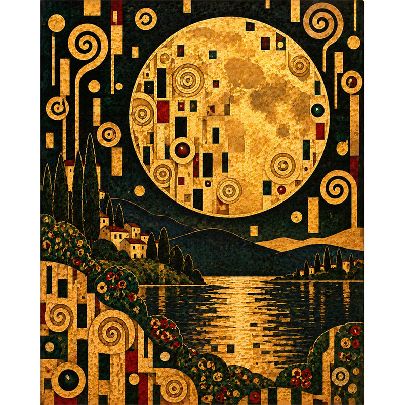 Moon Paint by Numbers Kit-zoom-