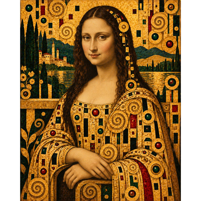 Mona Lisa Paint by Numbers Kit-zoom-