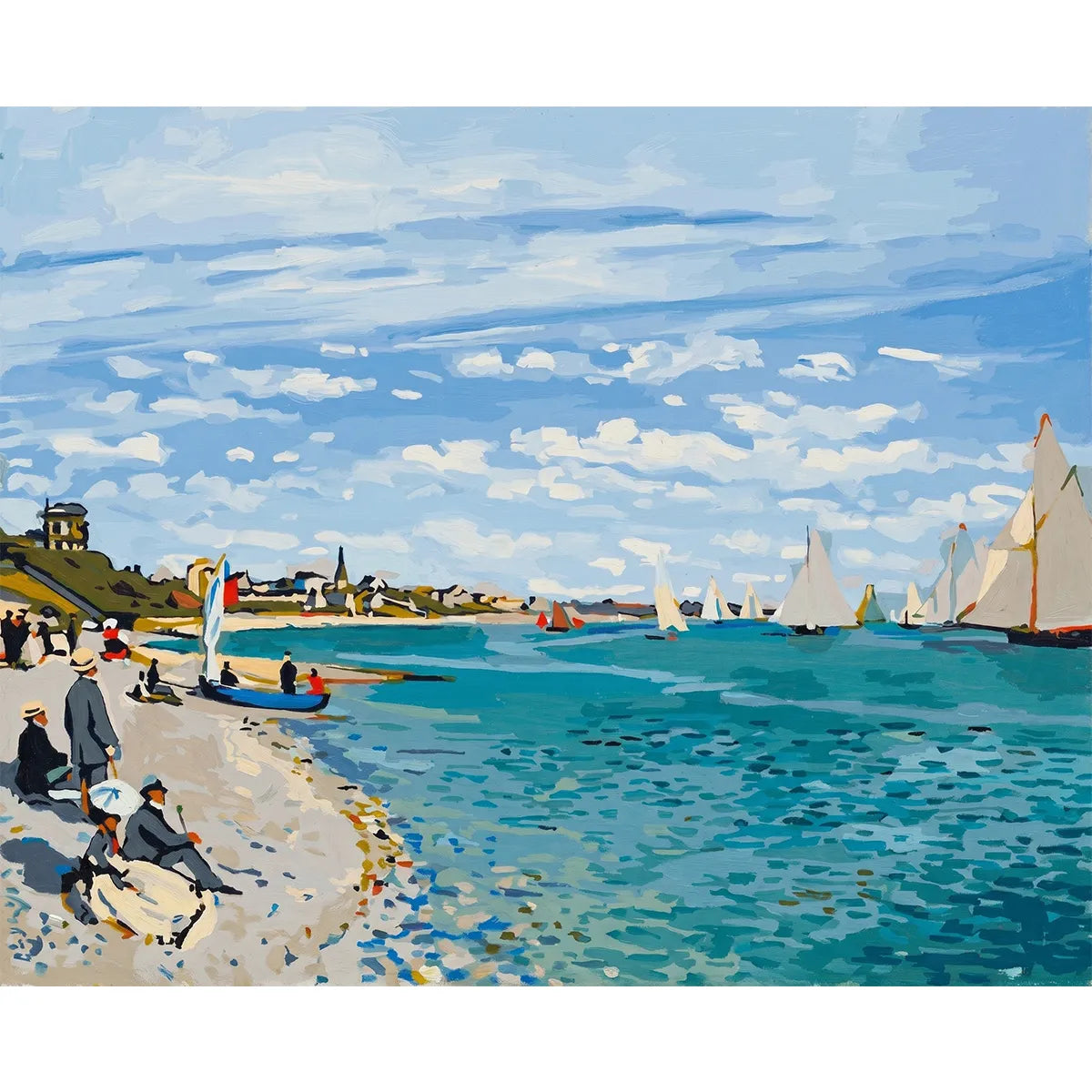 Monet Regatta at Sainte-Adresse