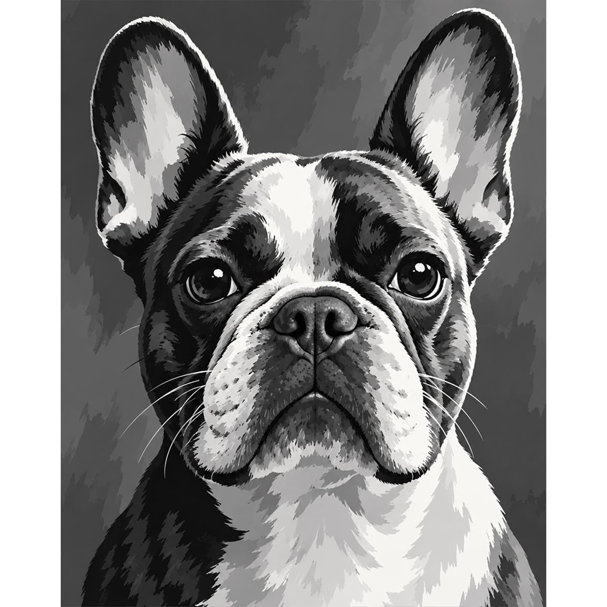 French Bulldog Paint by Numbers Kit