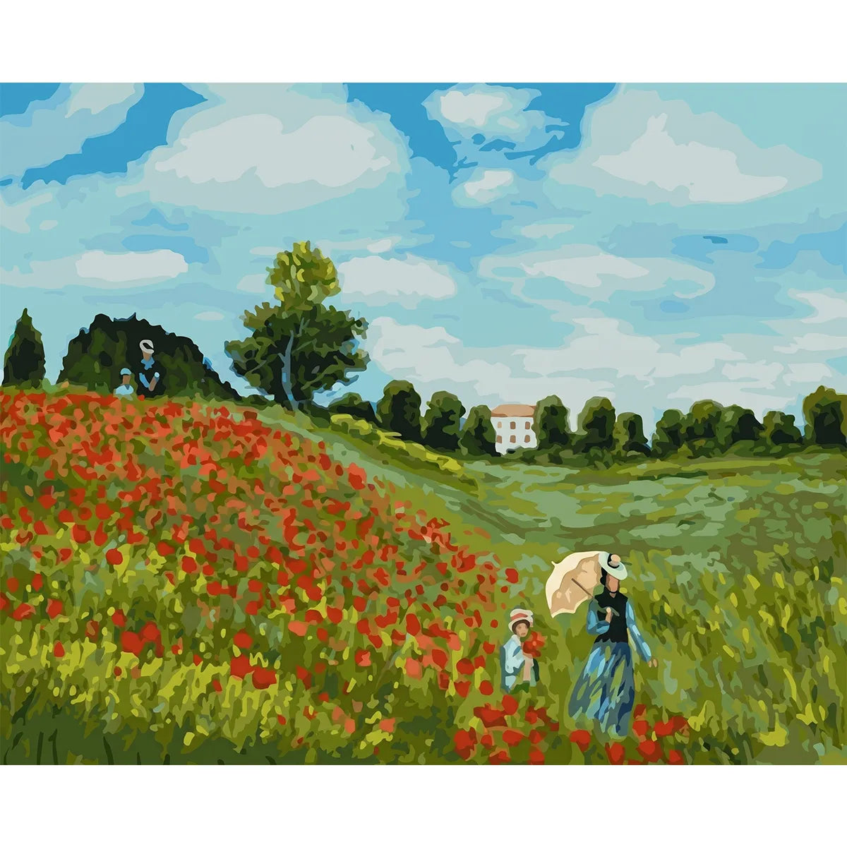 Monet Poppy Field near Argenteuil