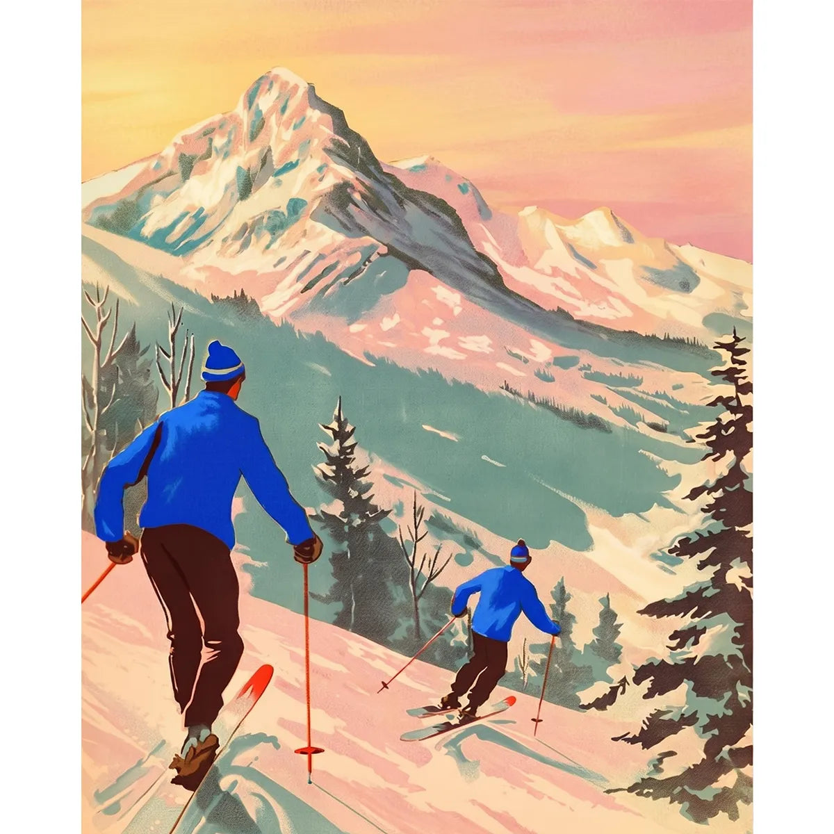 Vintage Ski Slope-2