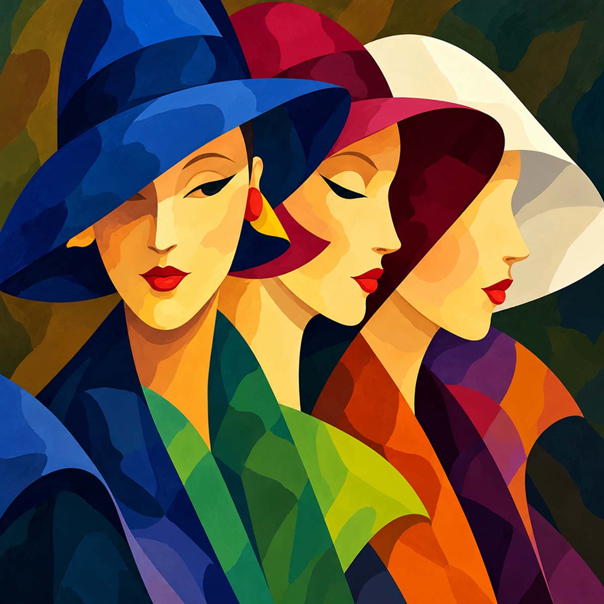 Three Women Mini Paint by Numbers Kit