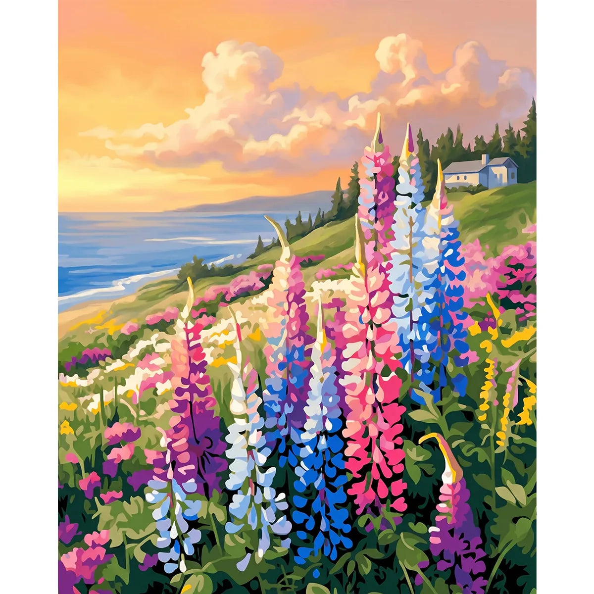 Coastal Lupines-2