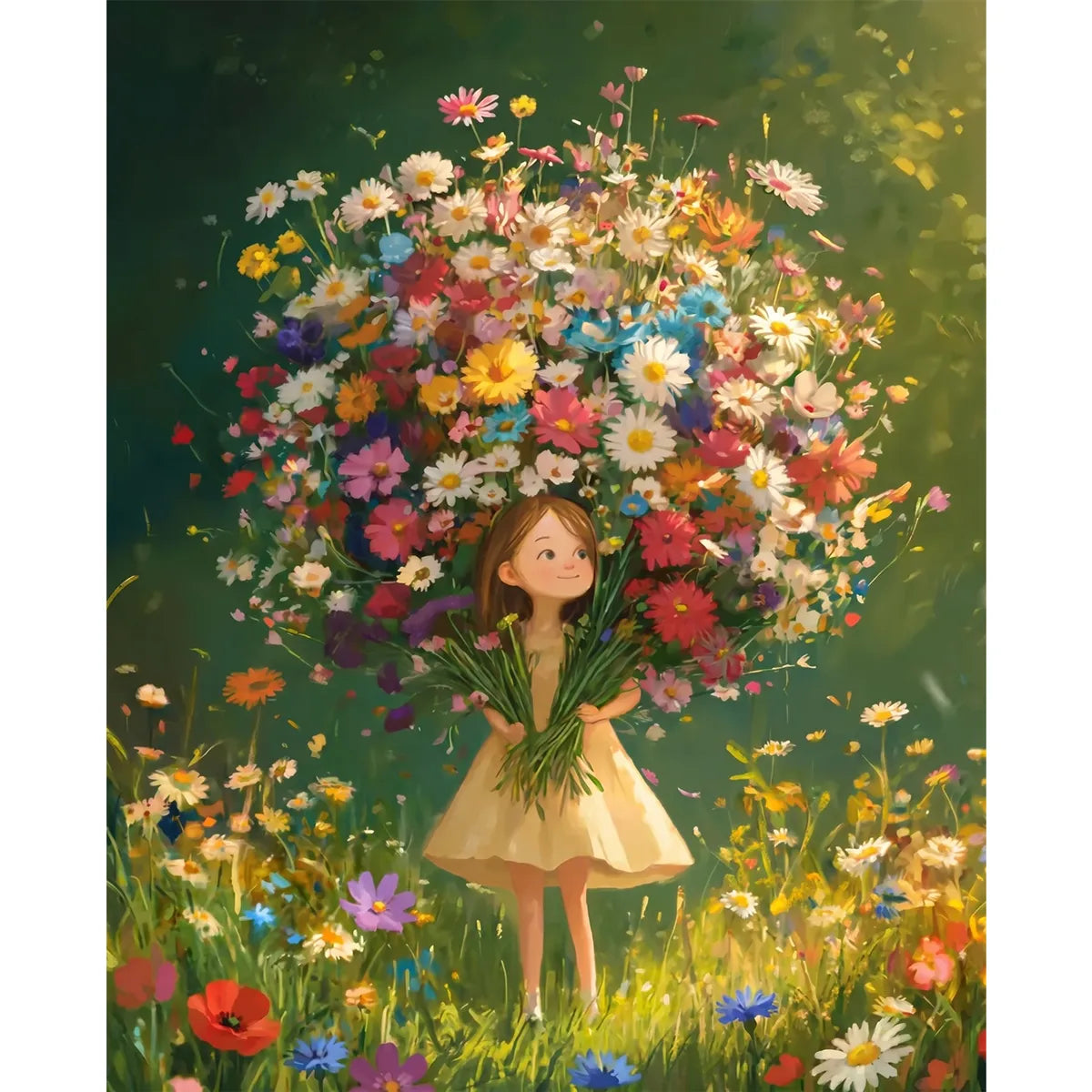 Girl with Wildflowers-2