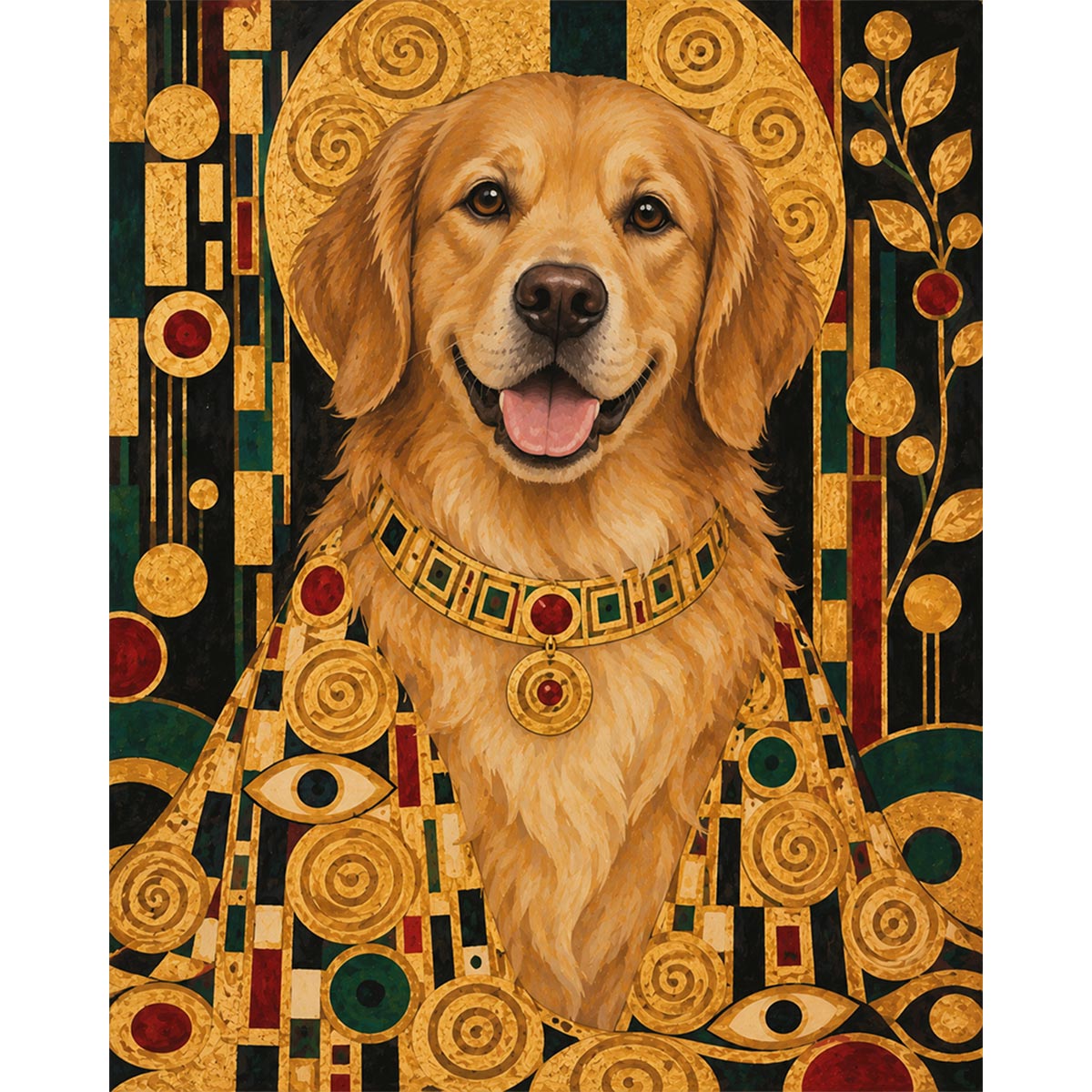 Golden Retriever in Gold-zoom-2