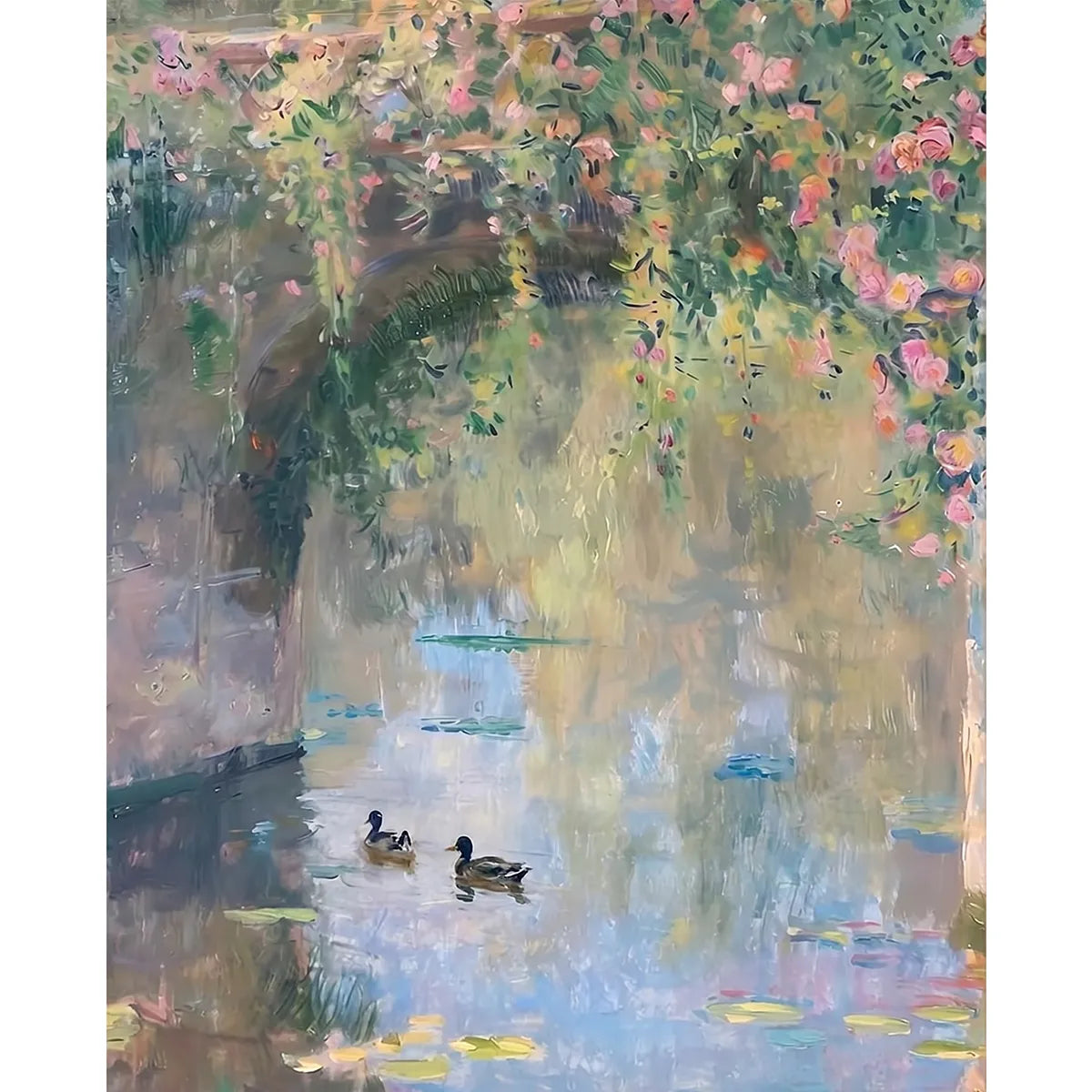 Ducks Under the Rose Arch