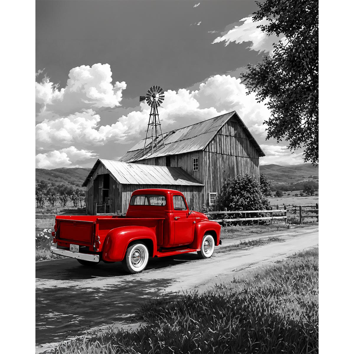 Red Truck-zoom-2