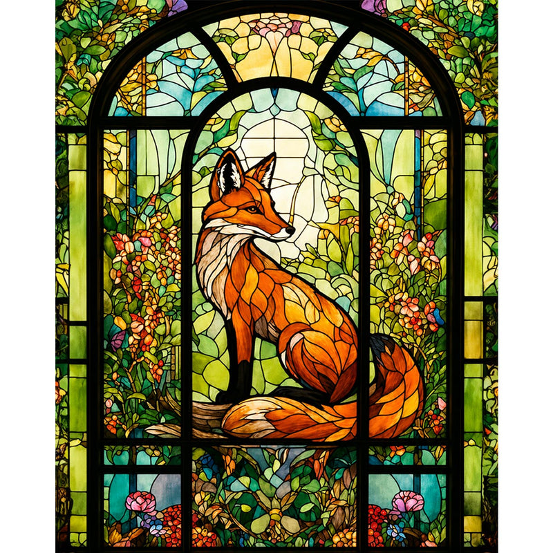 Stained Glass Fox-zoom-