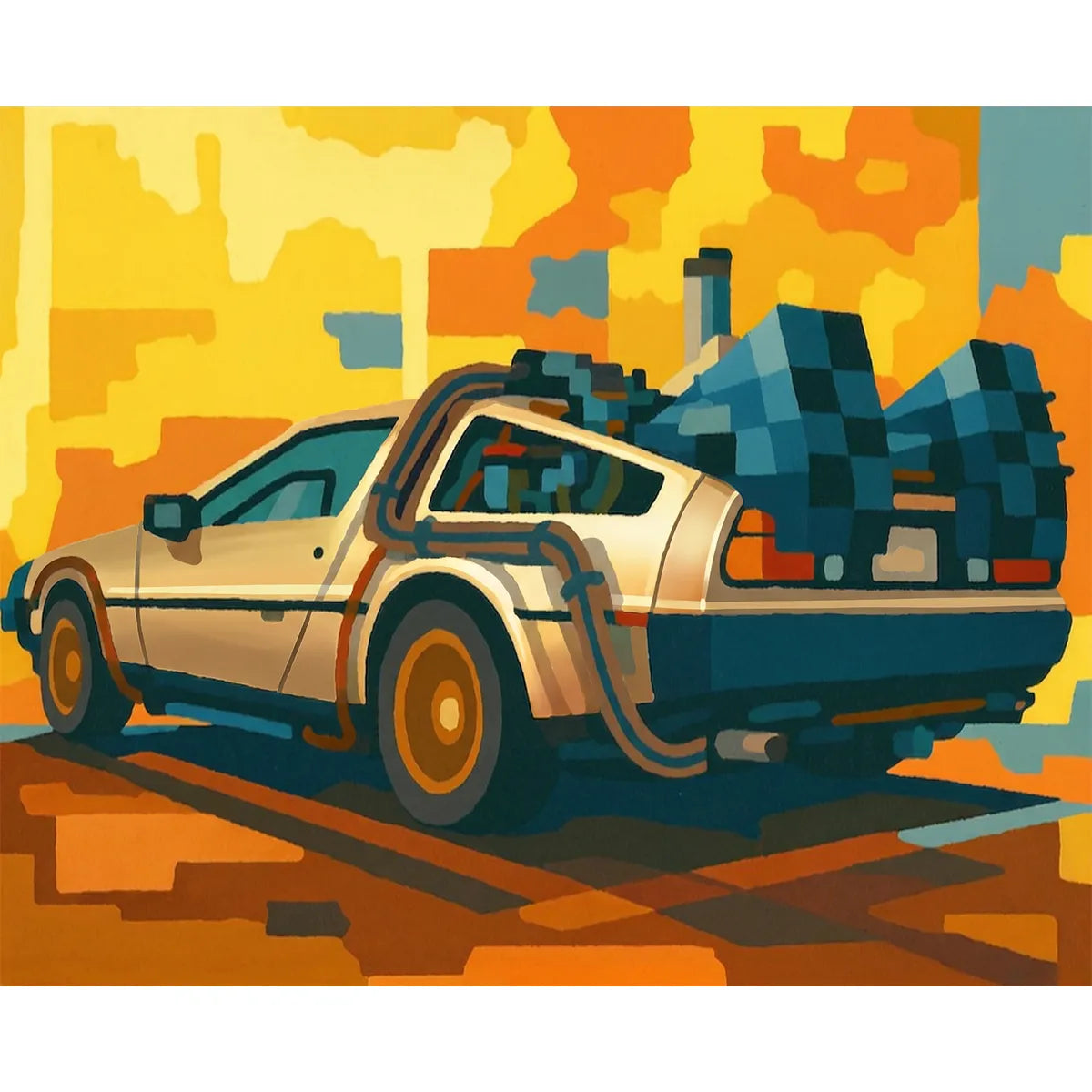 Retro Sci-Fi Sports Car-2