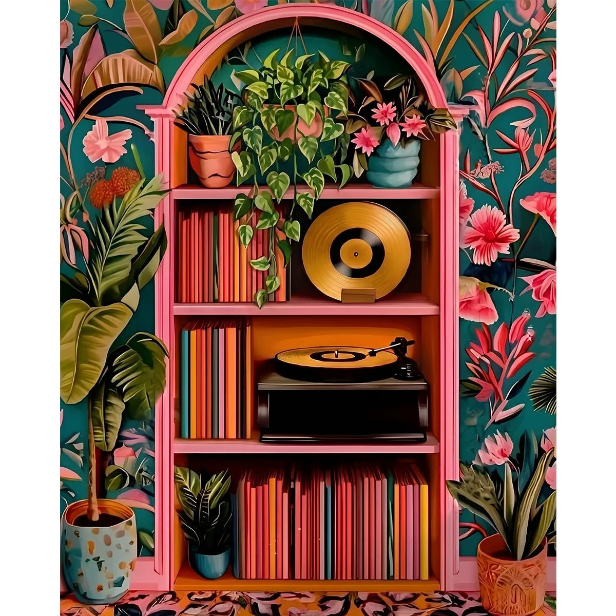Eclectic Record Nook