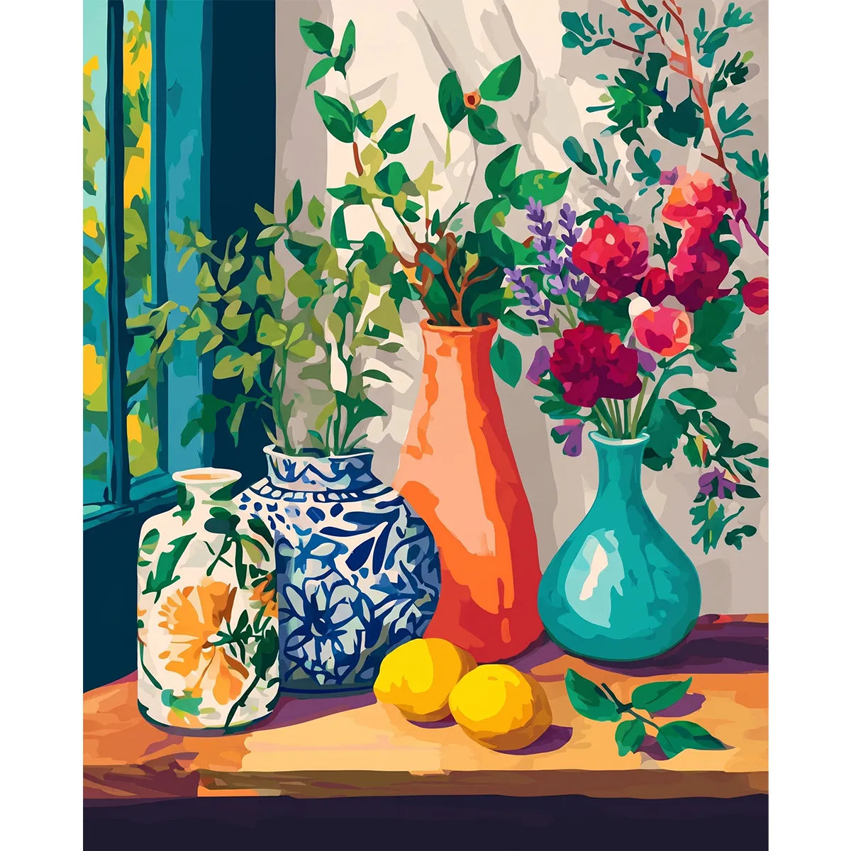 Vases by the Window-2