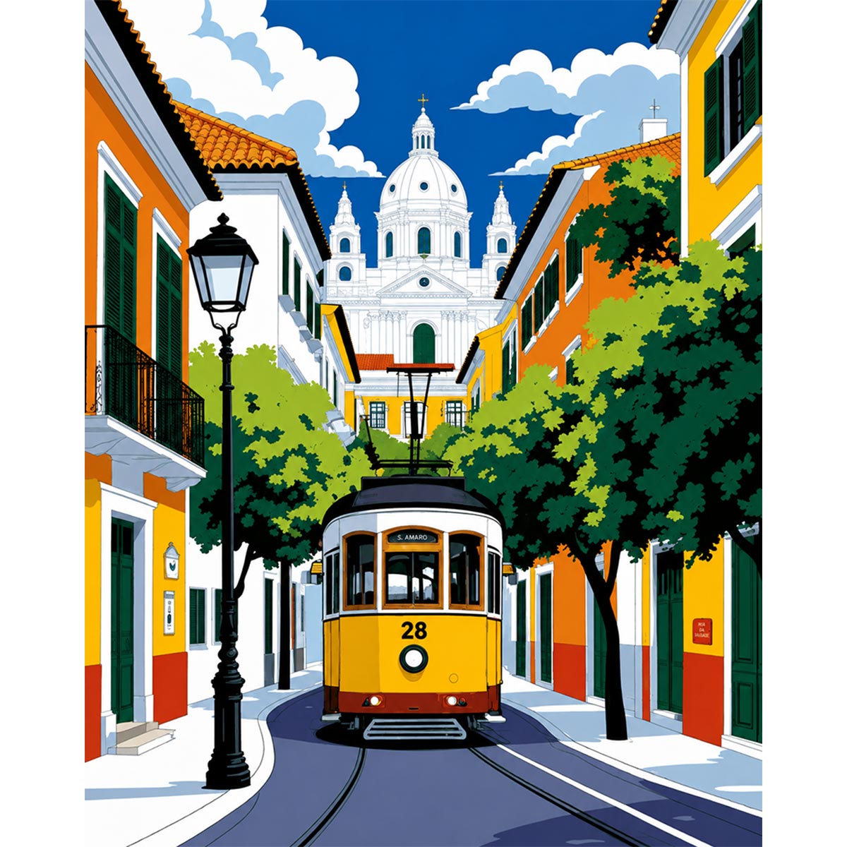 Yellow Tram-zoom-2