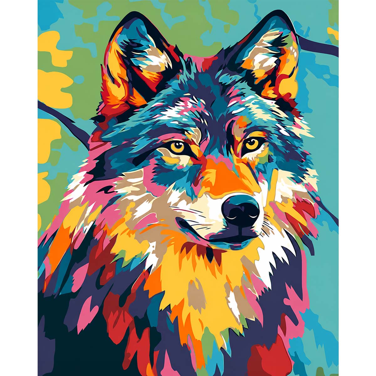 Pop Art Wolf-2